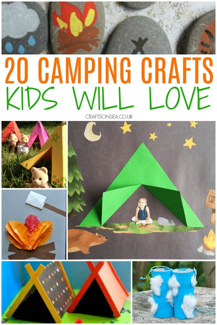 Camping crafts for kids fun ideas youll love to make