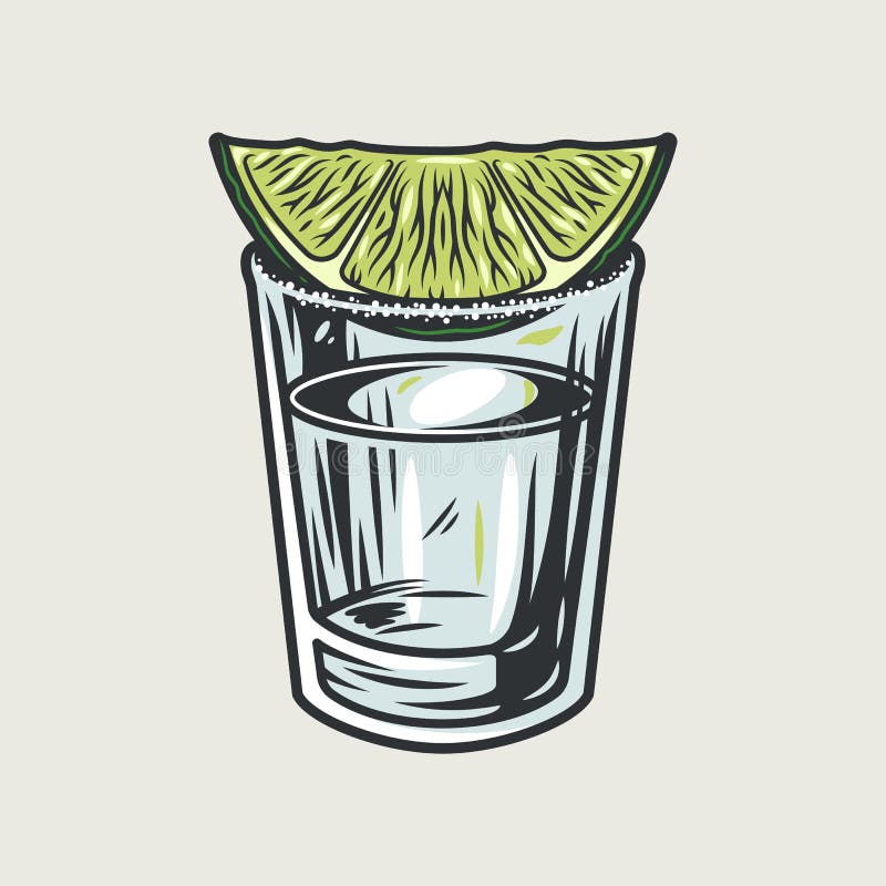 Tequila shot stock illustrations â tequila shot stock illustrations vectors clipart