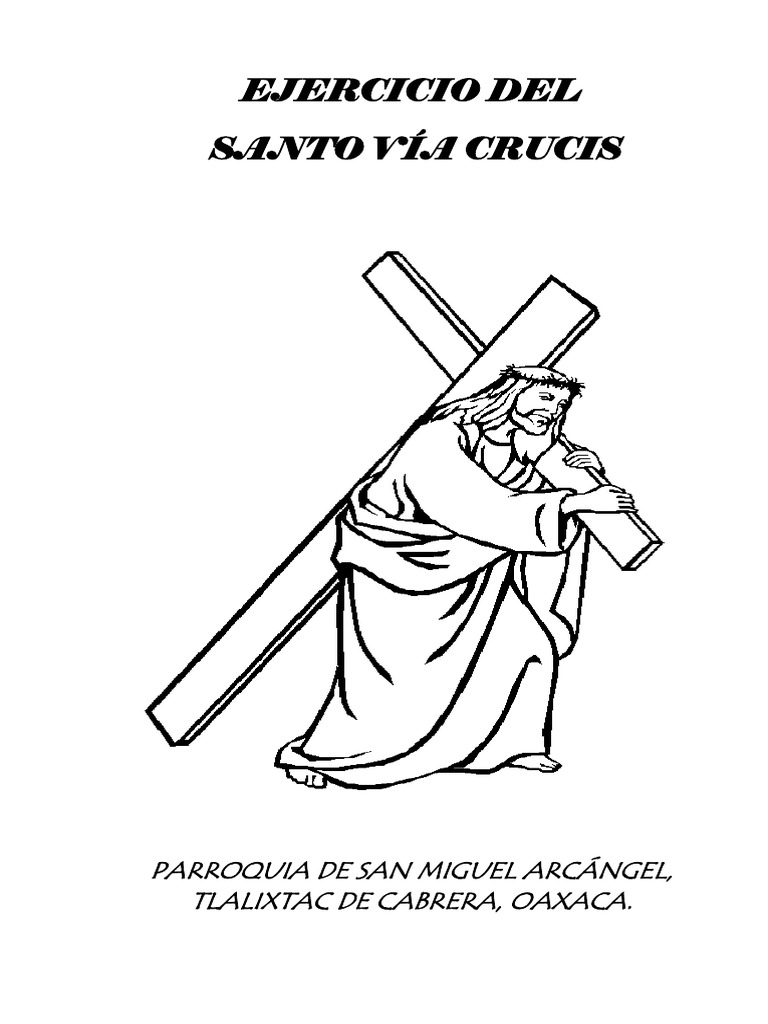 Via crucis imprimir pdf tacion de la cruz marãa madre de jãºs