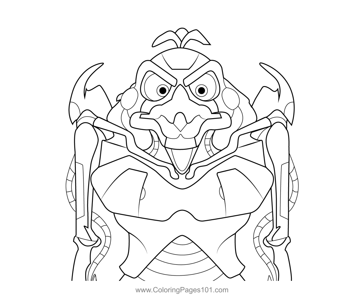 Terminator chica fnaf coloring page for kids