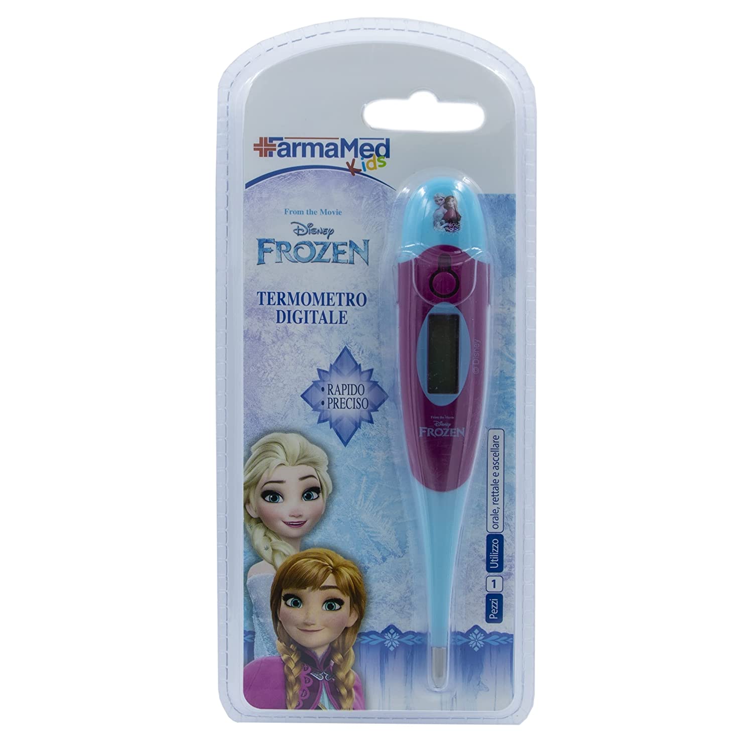 Farmamed digital thermometer disney frozen for children oral rectal â