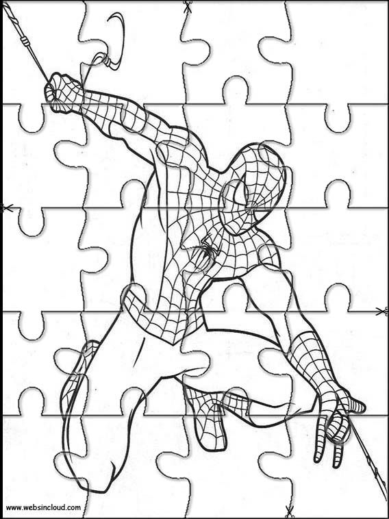 Printable jigsaw puzzles to cut out for kids spiderman spiderman craft disney coloring pages cool coloring pages