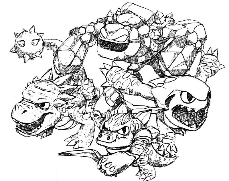 Coloring page skylanders skylanders