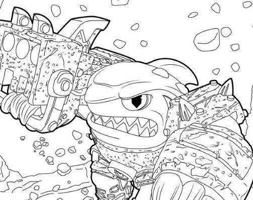 Terrafin coloring page