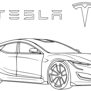 Tesla coloring pages printable for free download