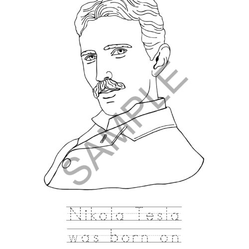 Nikola tesla coloring book