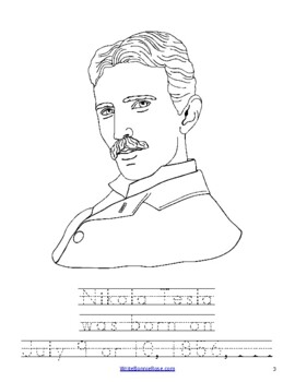 Nikola tesla coloring book