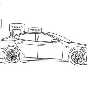 Tesla coloring pages printable for free download