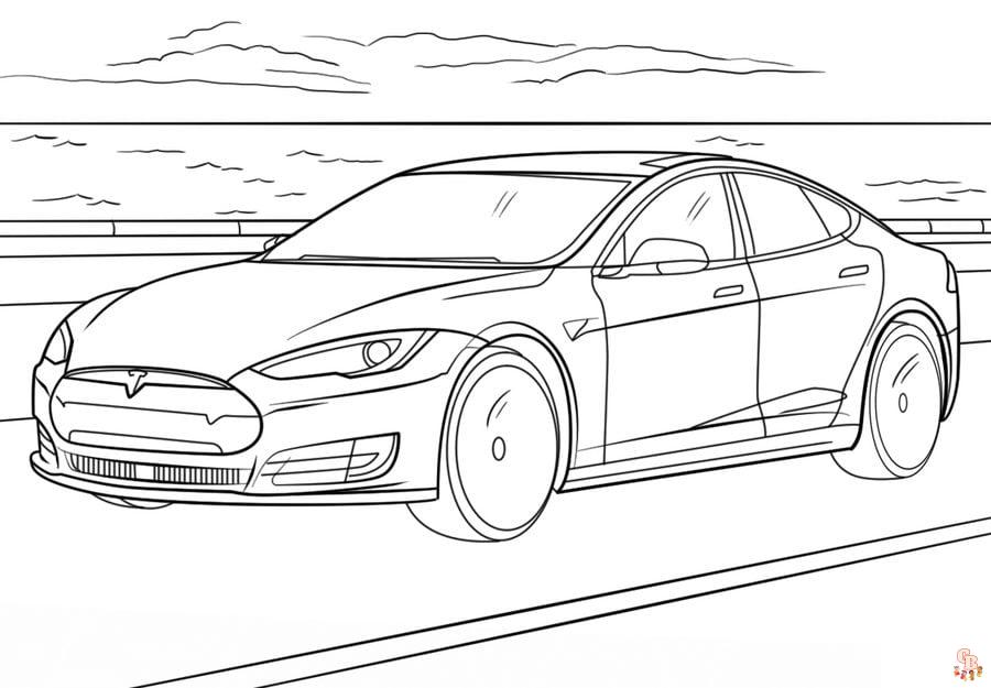 Printable tesla coloring pages free for kids and adults