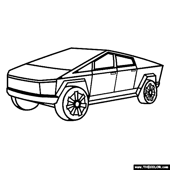 Trucks online coloring pages