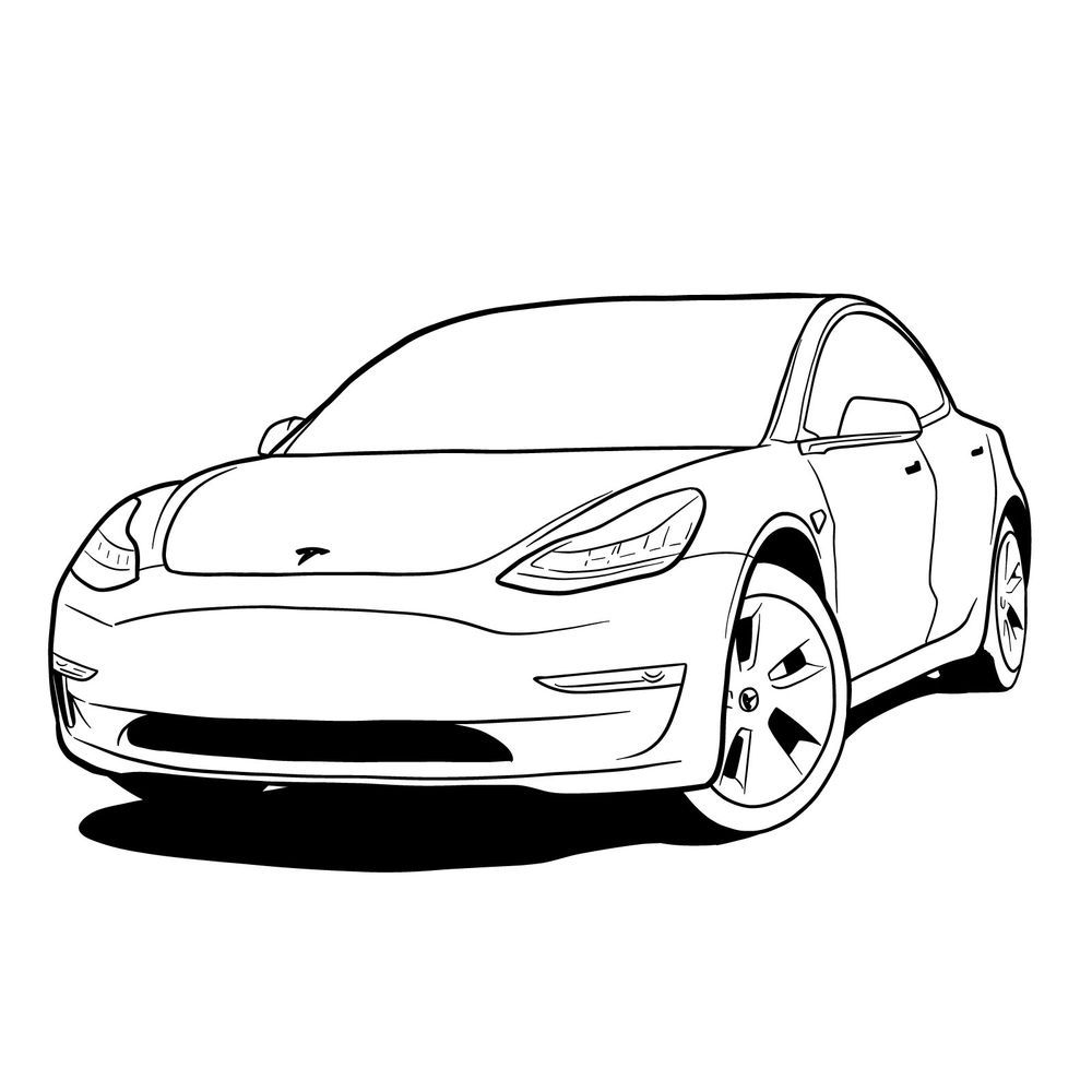 How to draw tesla model tesla tesla model tesla logo