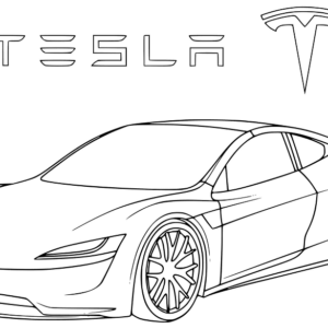 Tesla coloring pages printable for free download