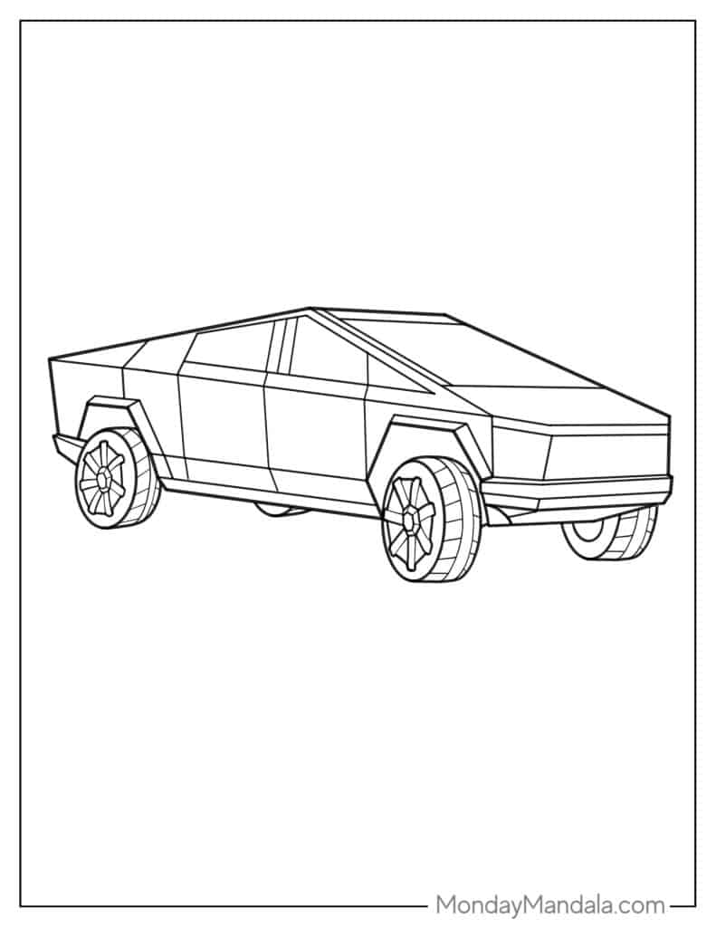 Tesla coloring pages free pdf printables