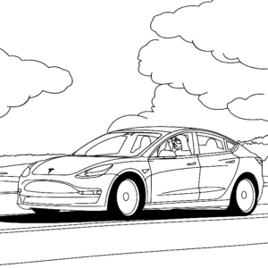 Tesla coloring pages printable for free download