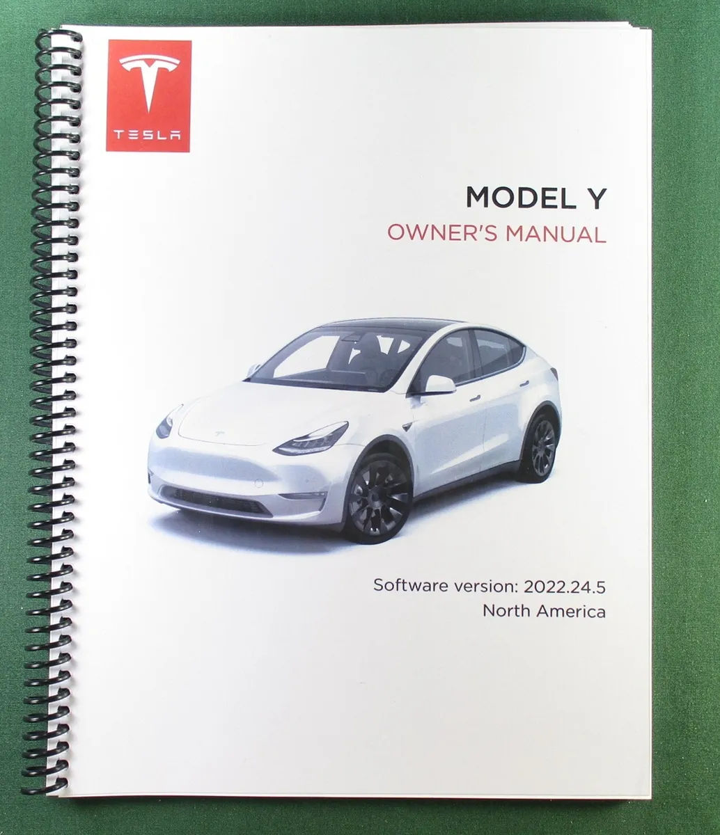 Tesla model y owners manual v