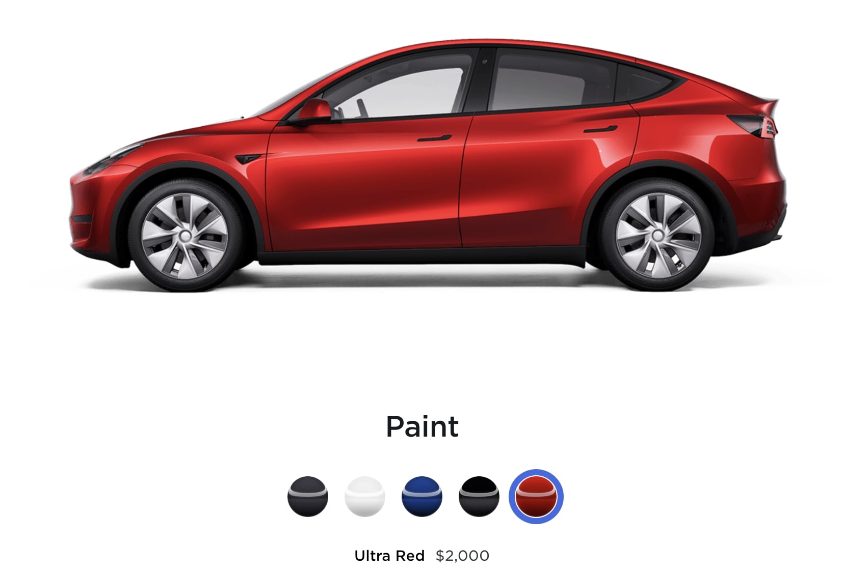 Tesla model y gets two new colors and new range ratings