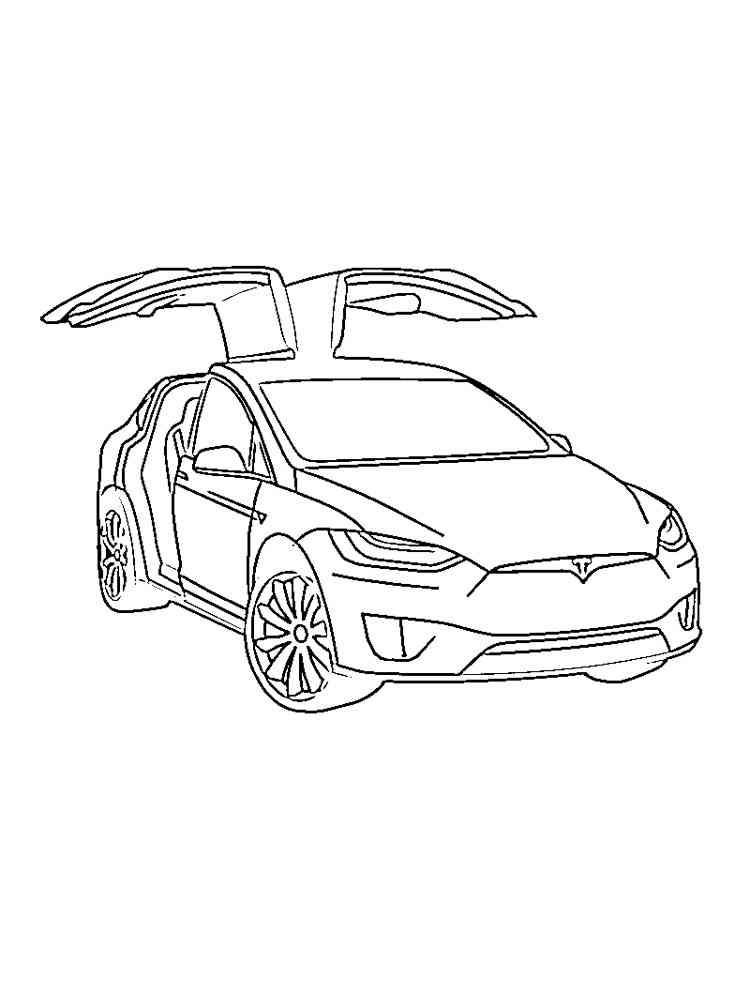 Tesla coloring pages