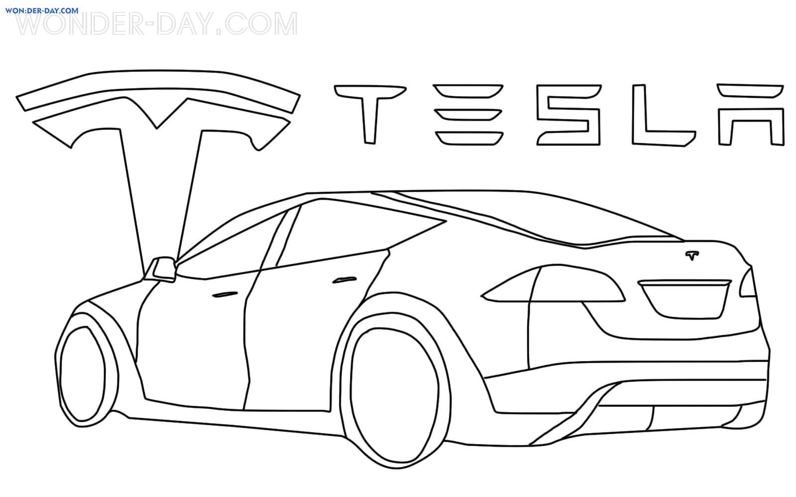 Tesla coloring pages coloring pages for kids