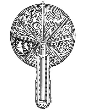 Tesla light bulb zentangle coloring page by pamela kennedy tpt