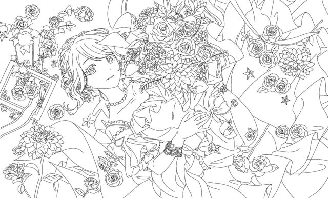 Week of making coloring pages every week rprojectsekai