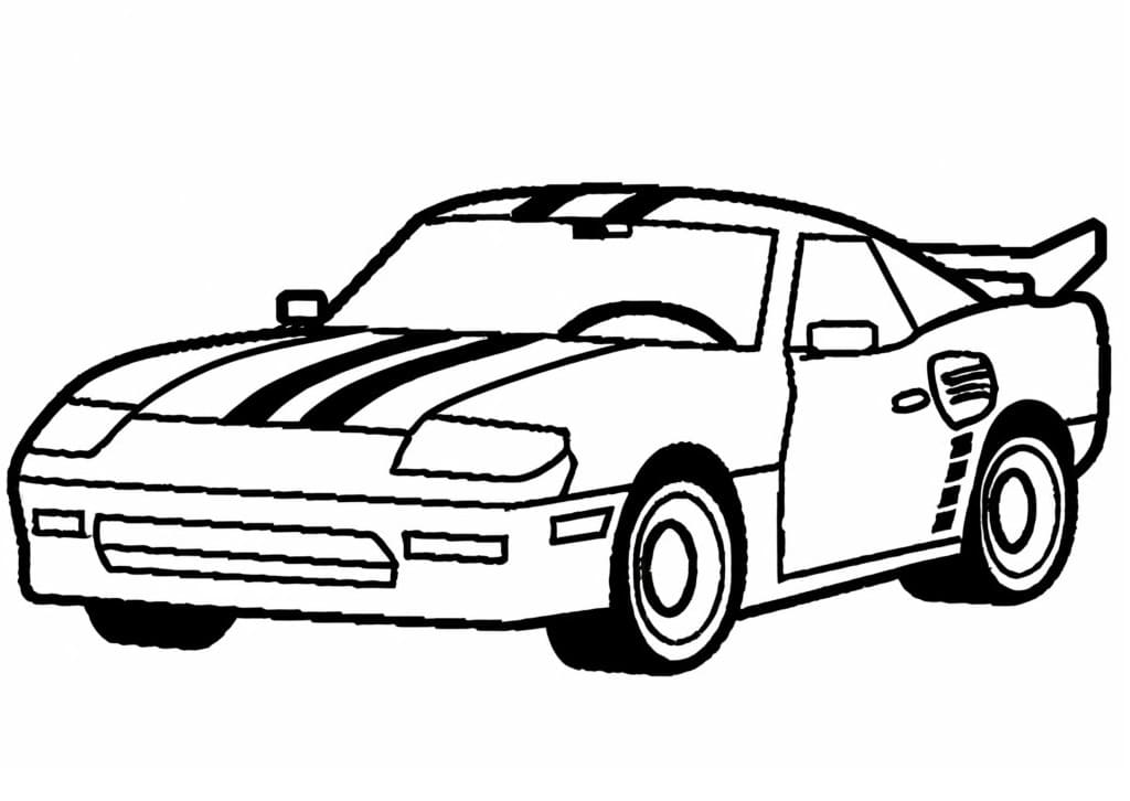 Race car coloring pages