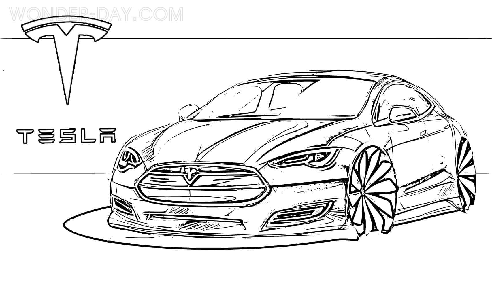 Tesla coloring pages coloring pages for kids