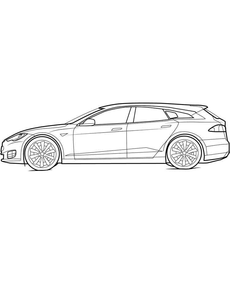 Tesla coloring pages