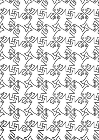 Lizard tessellation coloring page printable coloring pages coloring pages free printable coloring pages