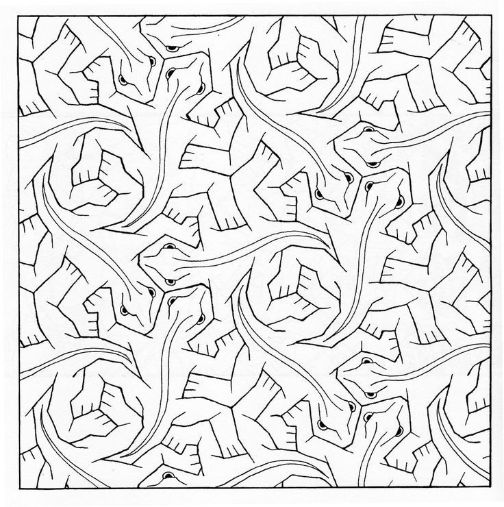 Escher printable coloring pages escher art mc escher coloring pages