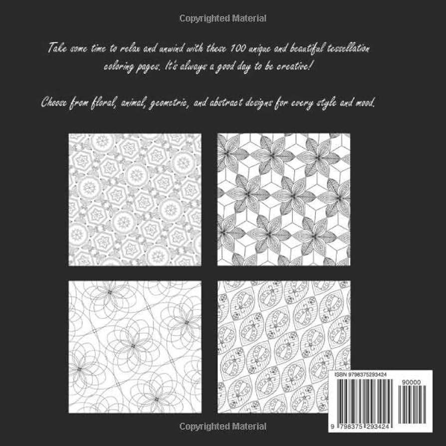 Elations a tessellation coloring book by amy marschall marschall amy books