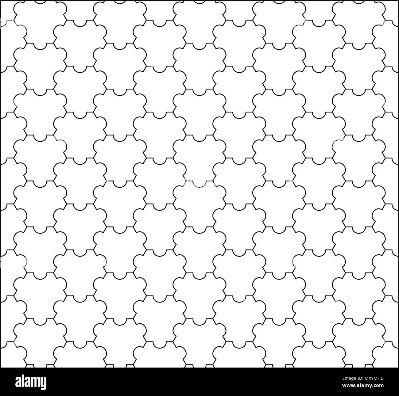Tessellation black and white stock photos images