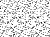 Tessellations coloring pages free coloring pages