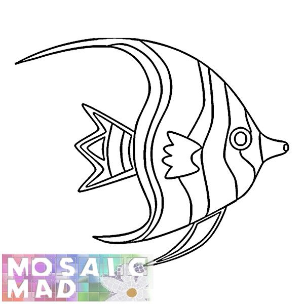 Fish mosaic patterns to print fish patterns ebook animal coloring pages fish drawings fish coloring page