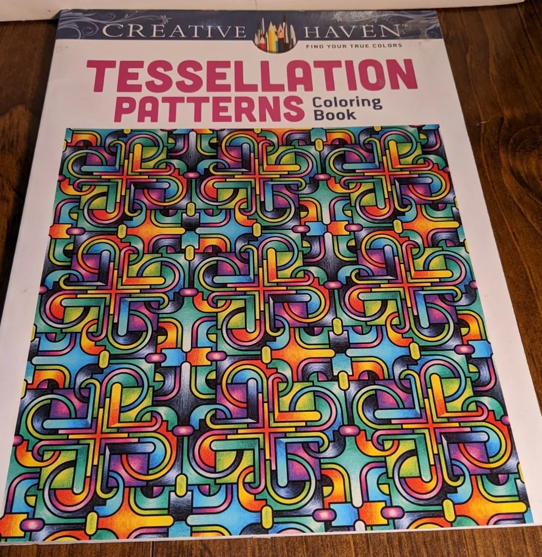 New creative haven tessellation patterns coloring book by john wik drawings