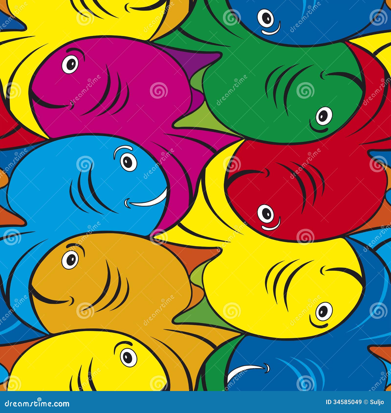 Fish tessellation stock illustrations â fish tessellation stock illustrations vectors clipart