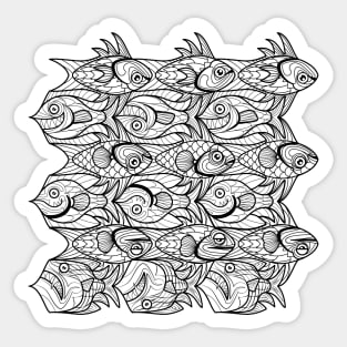 Tessellation stickers for sale