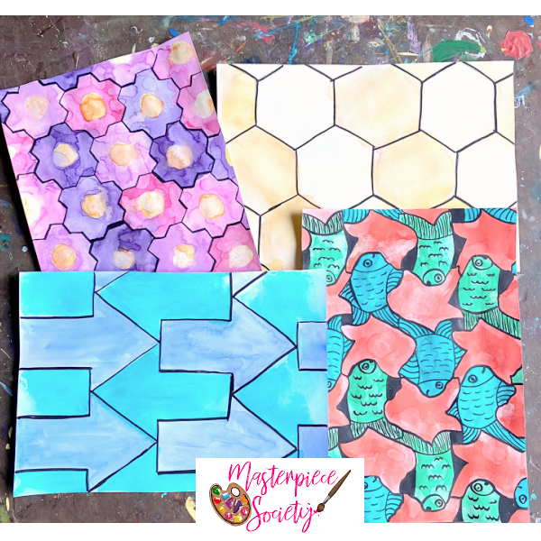 Quick and easy tessellation art for kids