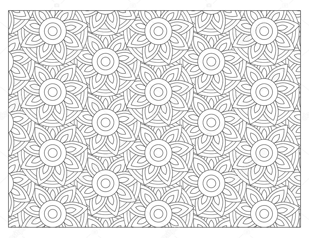 Pattern coloring page stock photo by smk