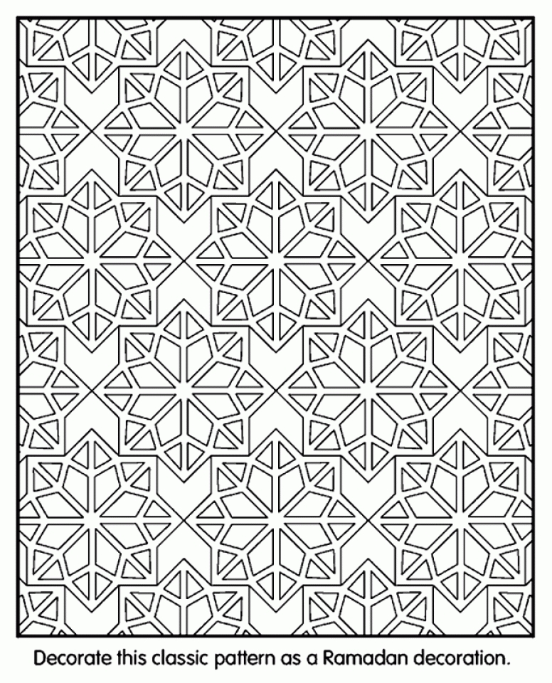 Get this free tessellation coloring pages adult printable