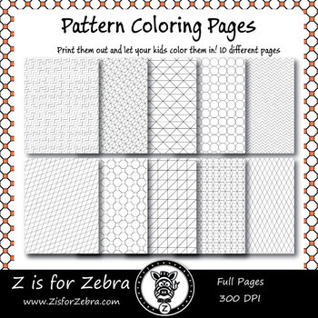 Digital tessellation coloring book