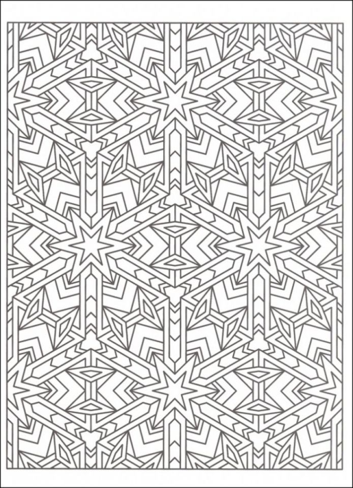 Tessellationcoloringpages geometric coloring pages pattern coloring pages abstract coloring pages