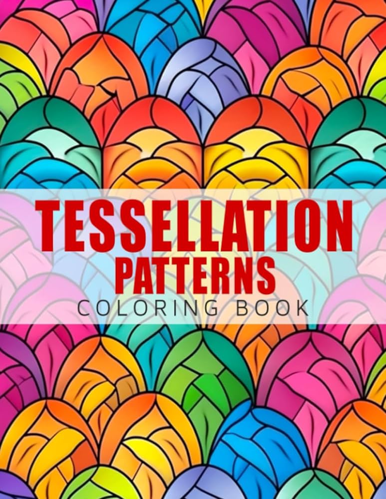 Tessellation patterns coloring book gift your child the creative haven terrific tessellations coloring book with pages of relaxing drawing activities swanson junaid books