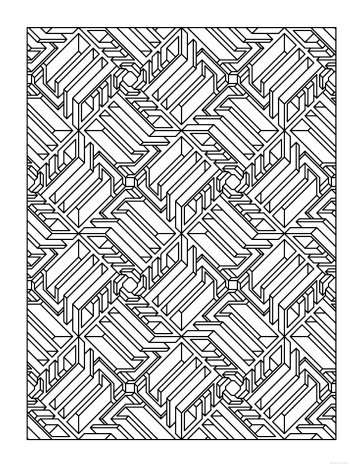 Creative haven tessellation patterns coloring book geometric coloring pages pattern coloring pages coloring books