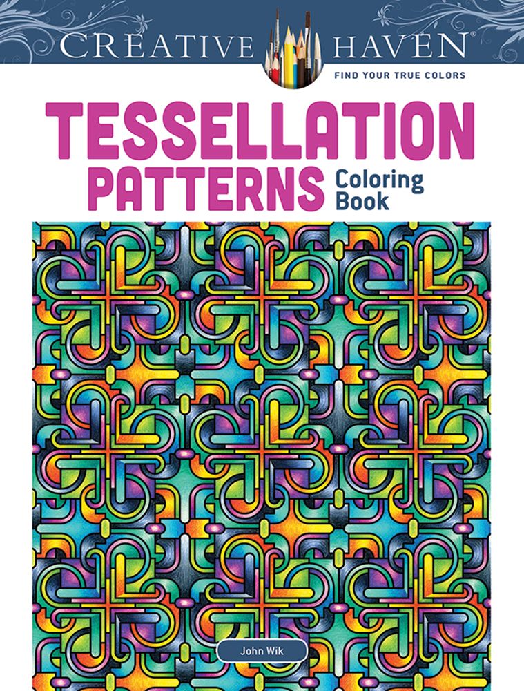 Creative haven tessellation patterns coloring book