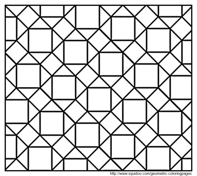 Tessellation coloring pages printable