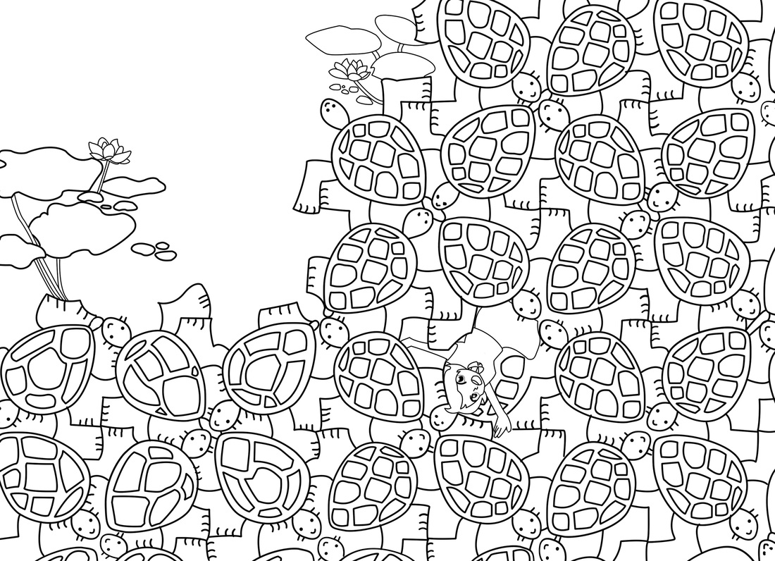 Tessalation coloring pages