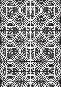 Tessellations mindfulness coloring pages