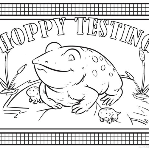 Test motivation coloring pages made by teachers