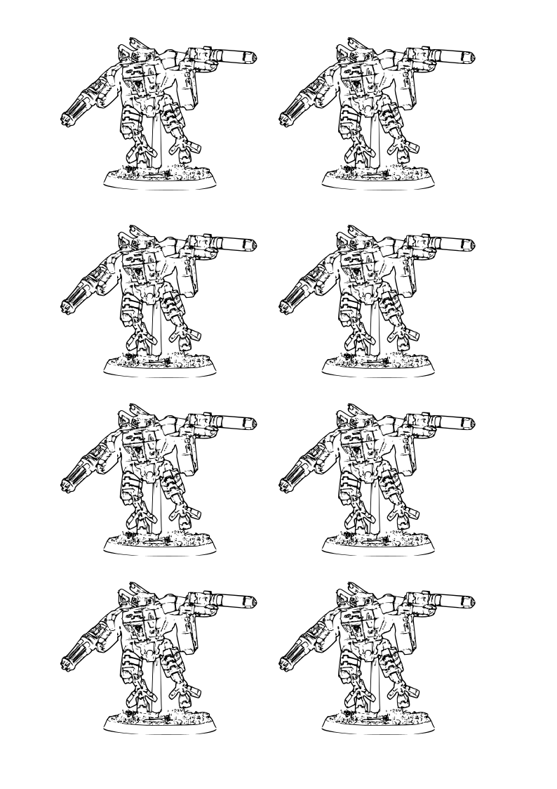 Rough coloring book page for testing battlesuit schemes rtauk