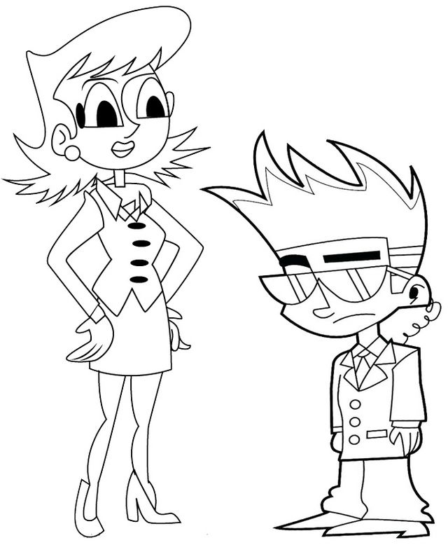 Perfect johnny test coloring pages for gift coloring pages color activities play to learn